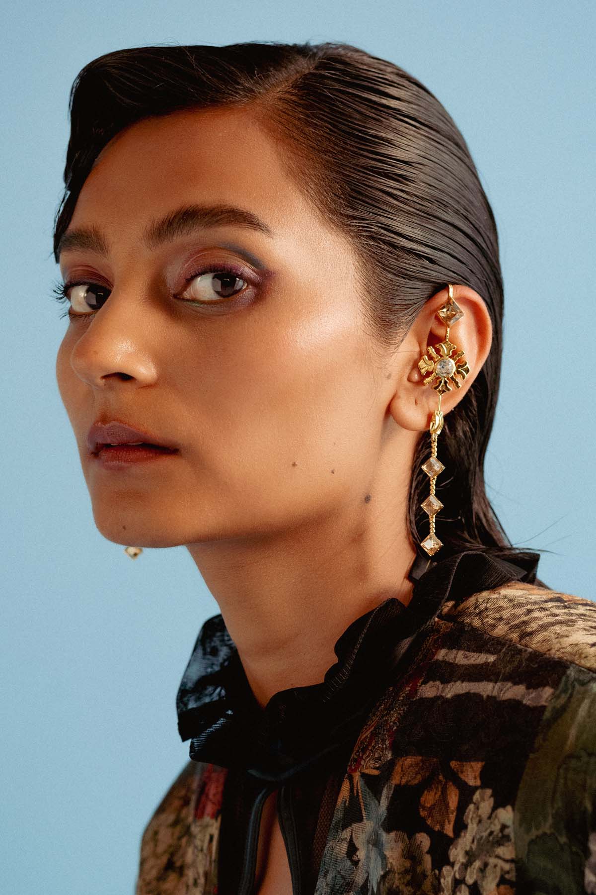 Buy Floral Motif Danglers For Women Online at ScrollnShops